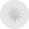 Ekena Millwork Standard Grayson Spiral Rosette With Square Edge, 3"W x 3"H x 1"P ROSP030X030X100GRY12 - alternate 4